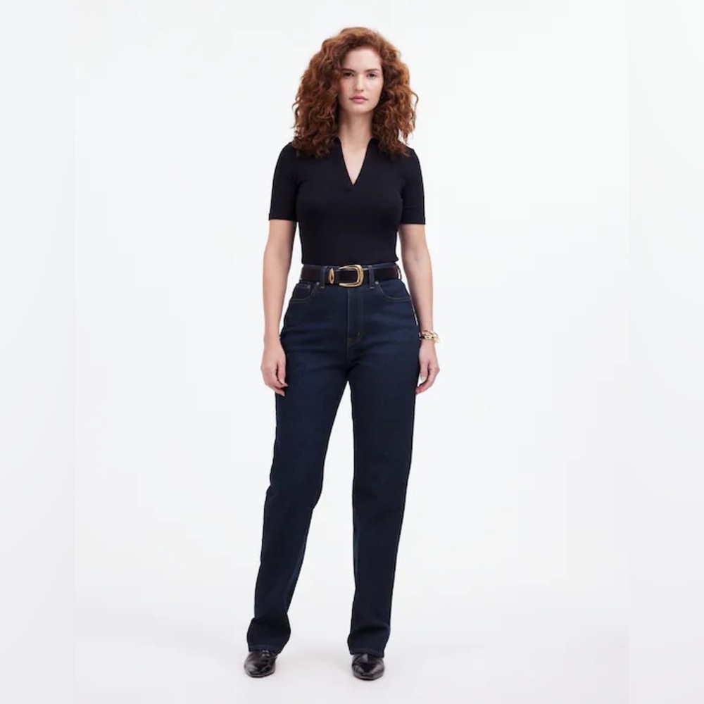 Madewell The Curvy '90s Straight Jean Norman Wash